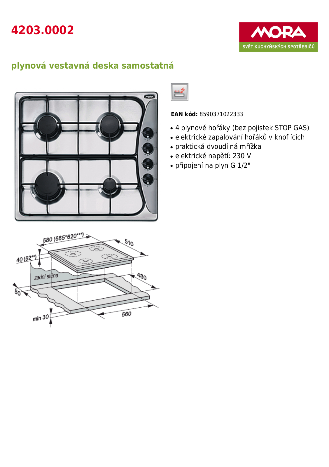 Mora 4203.0002 User Manual