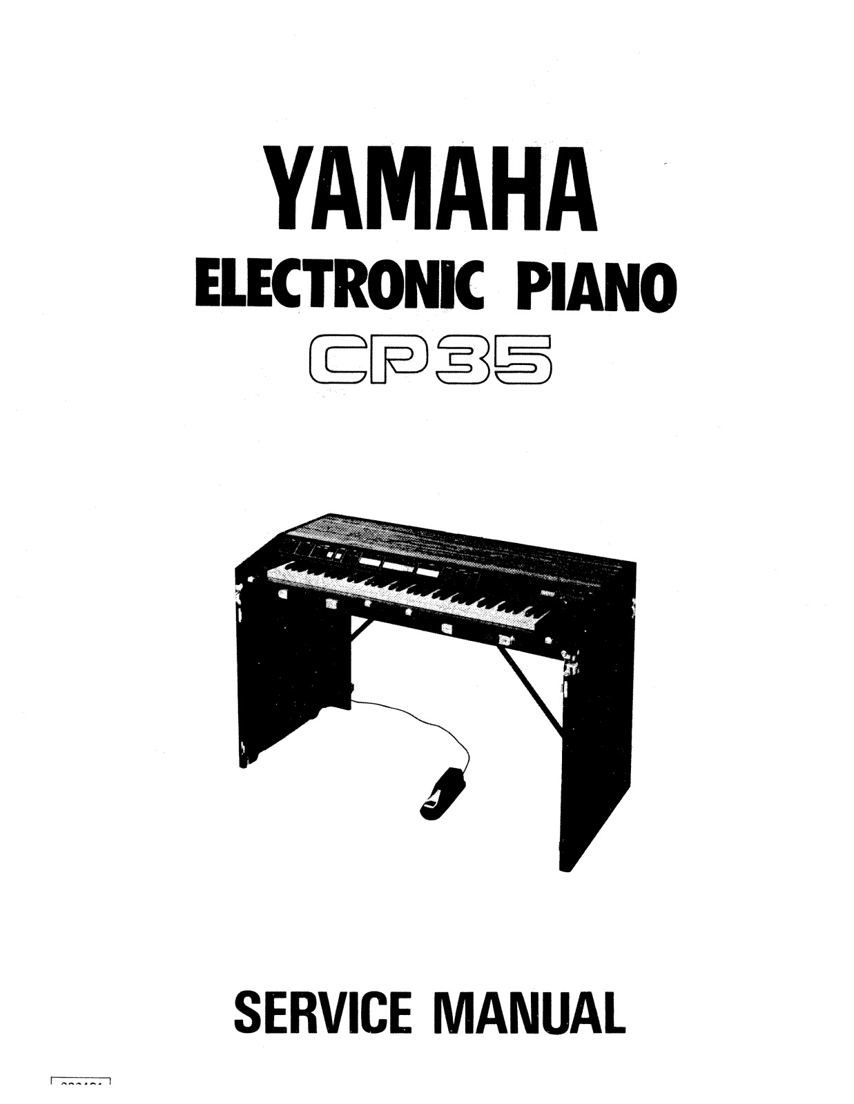 Yamaha CP-35 Service Manual