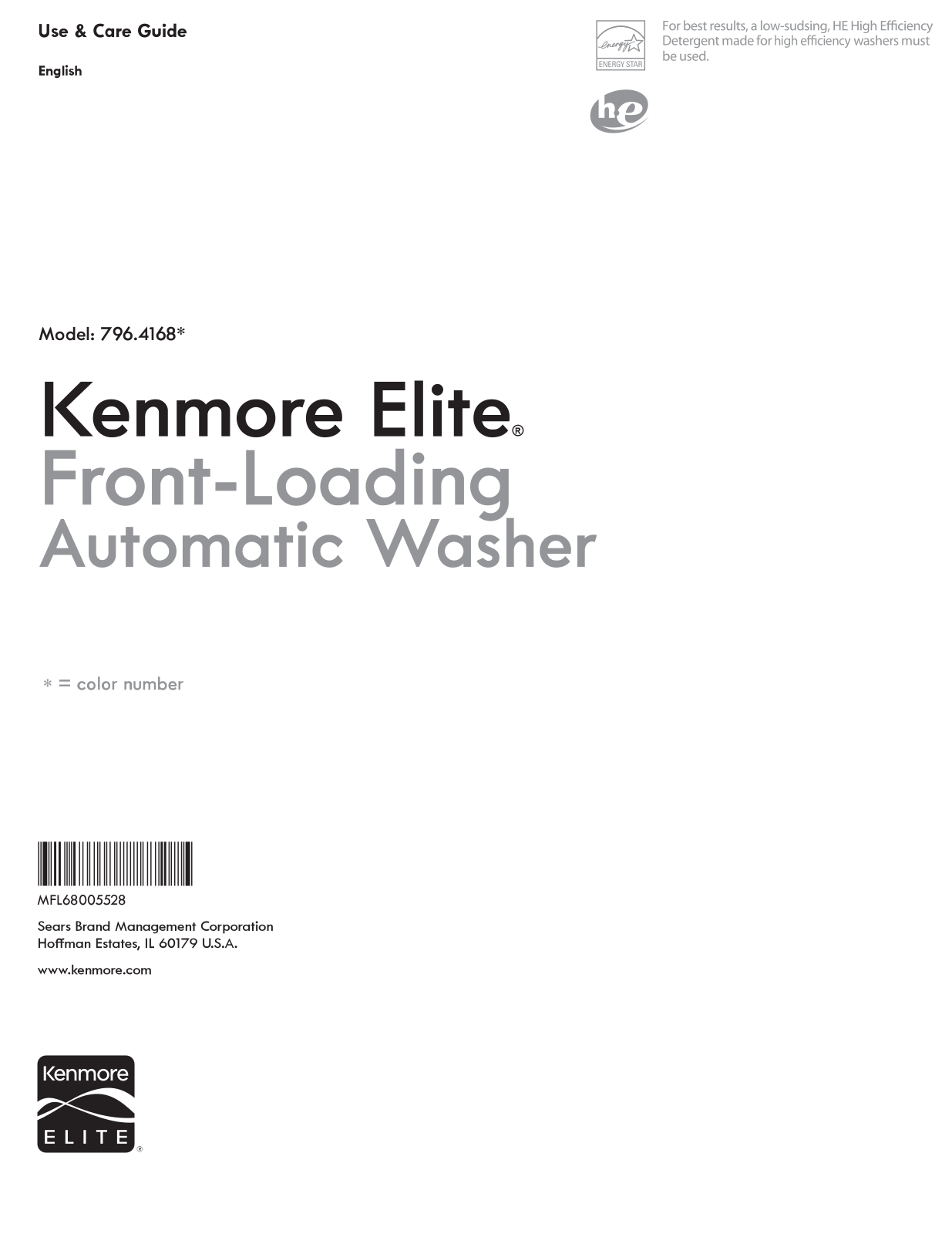 Kenmore 796.41683 User Manual