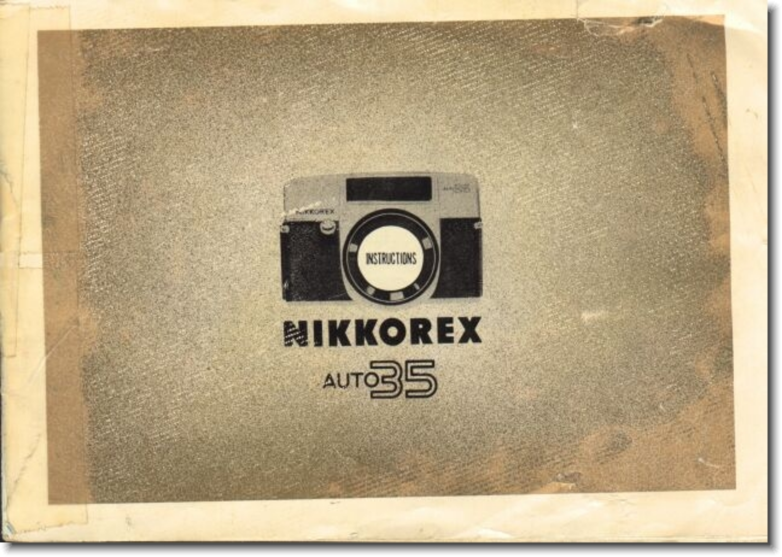 Nikon Nikkorex Auto 35 Operating Instructions