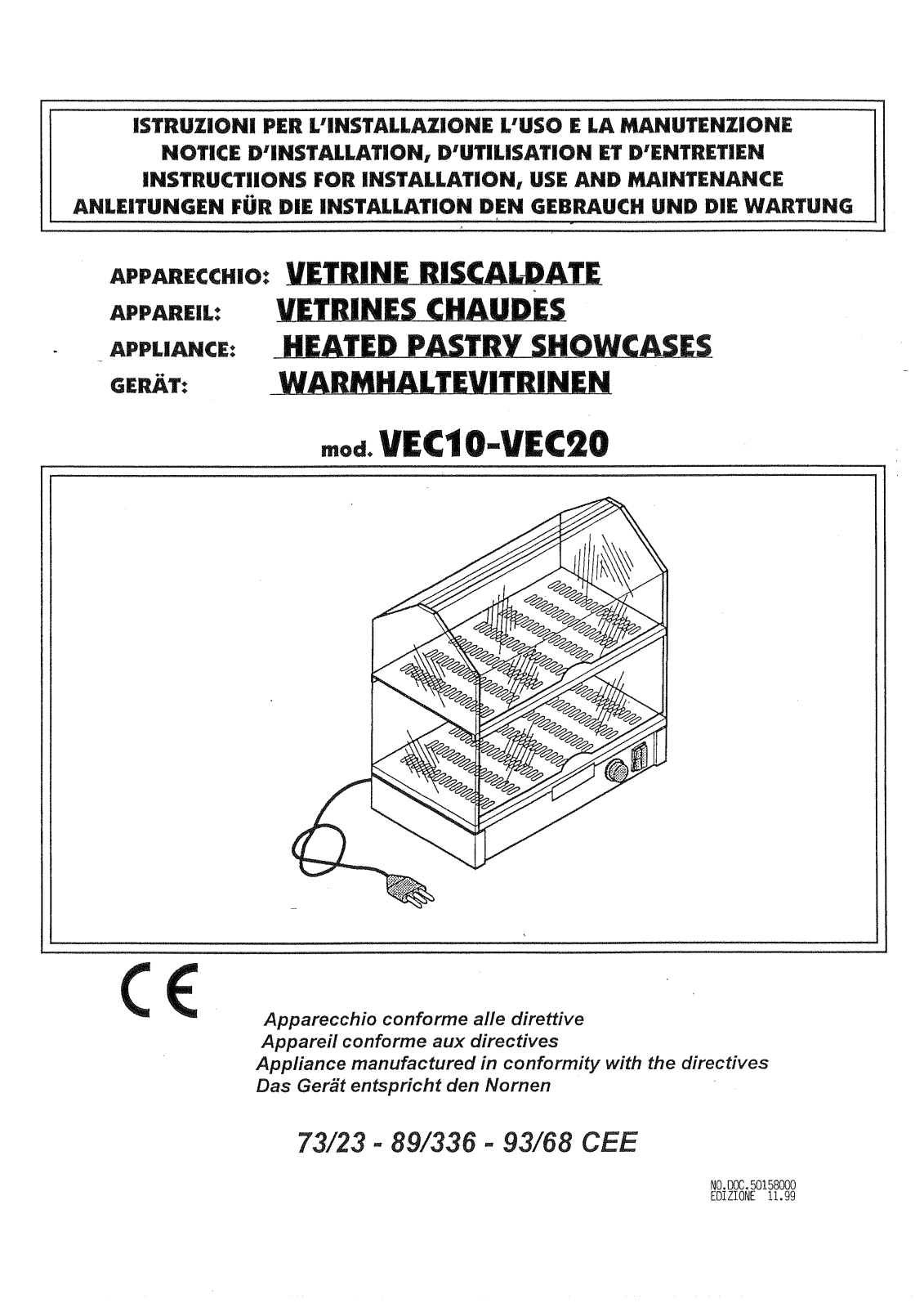 Lotus Cookers VEC-10, VEC-20 User guide - ManualMachine.com