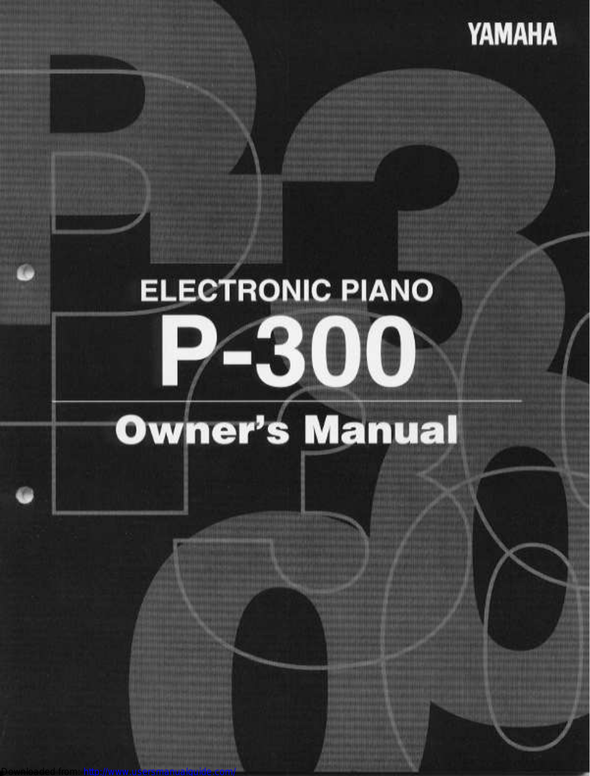 Yamaha Audio P-300 User Manual