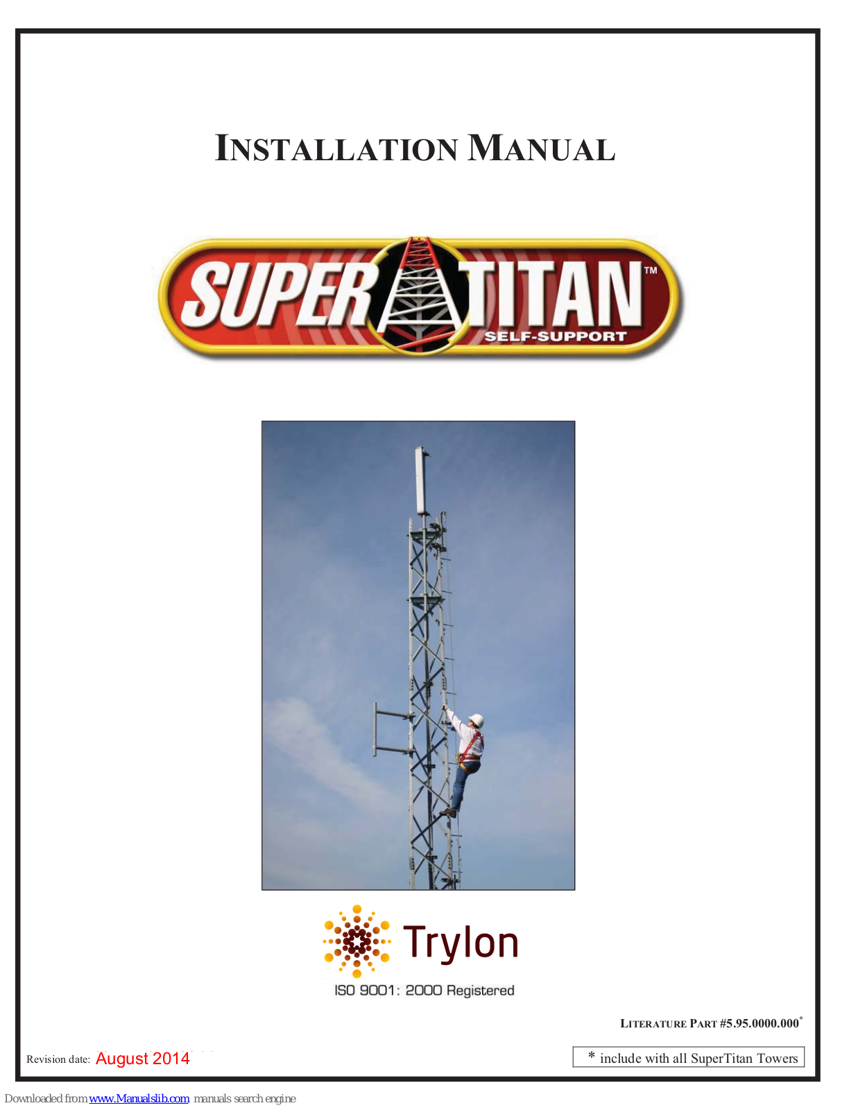 Trylon SuperTitan User & Installation Manual