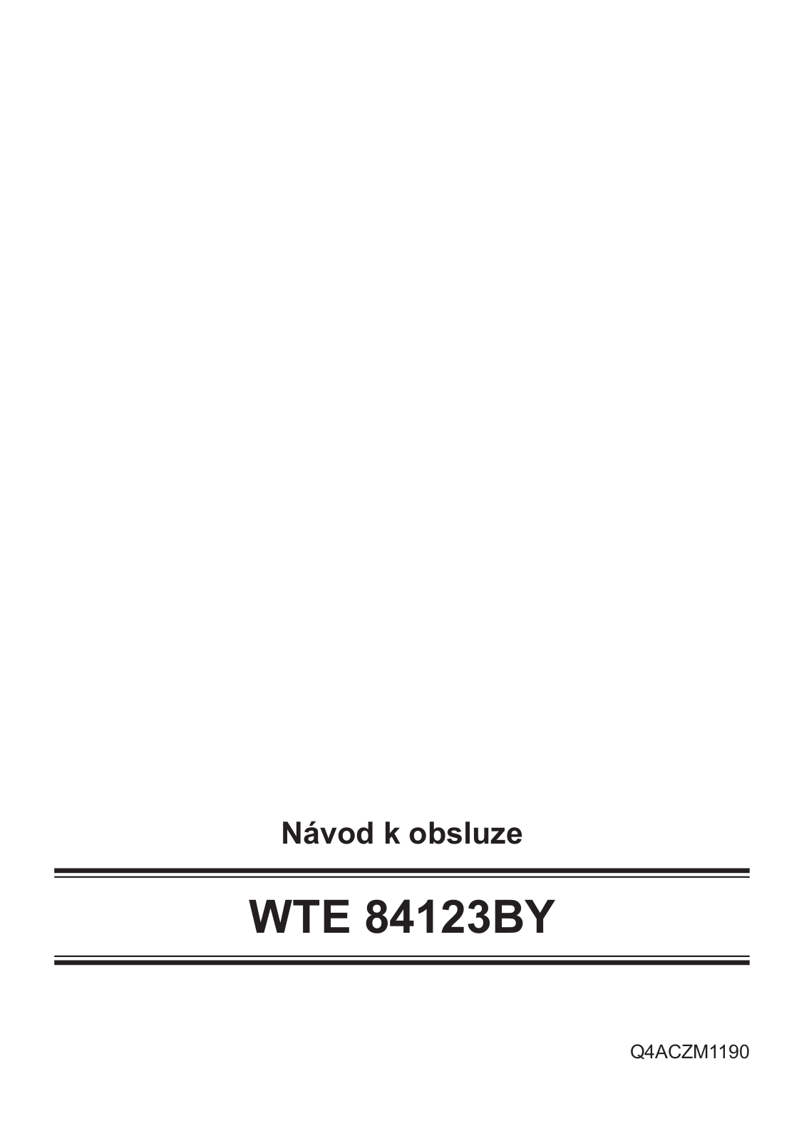 Bosch WTE 84123 BY User Manual