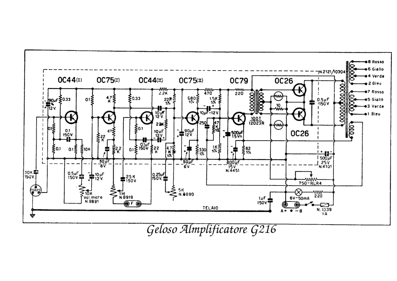 Geloso g216 schematic - ManualMachine.com