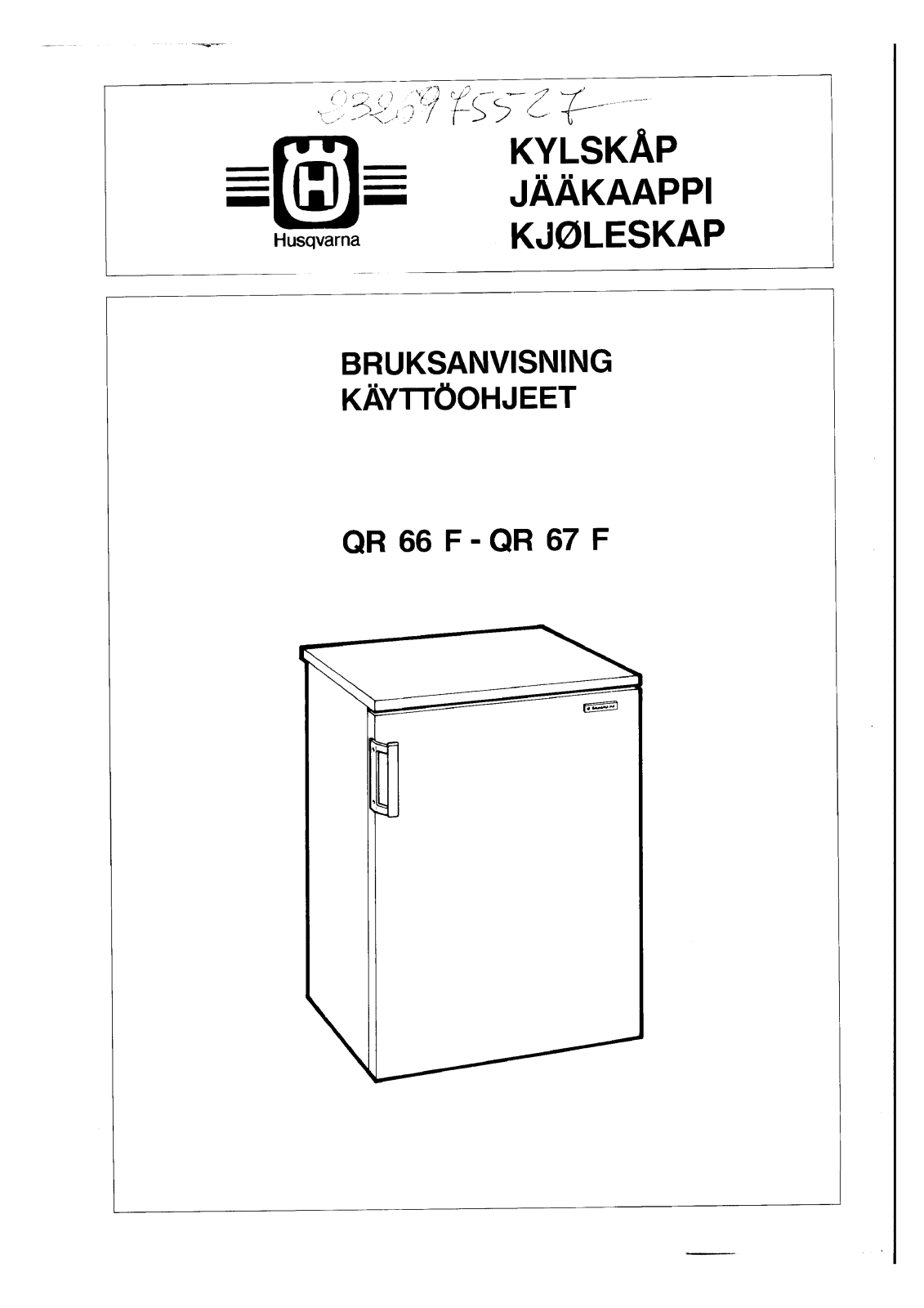 Husqvarna QR67F User Manual