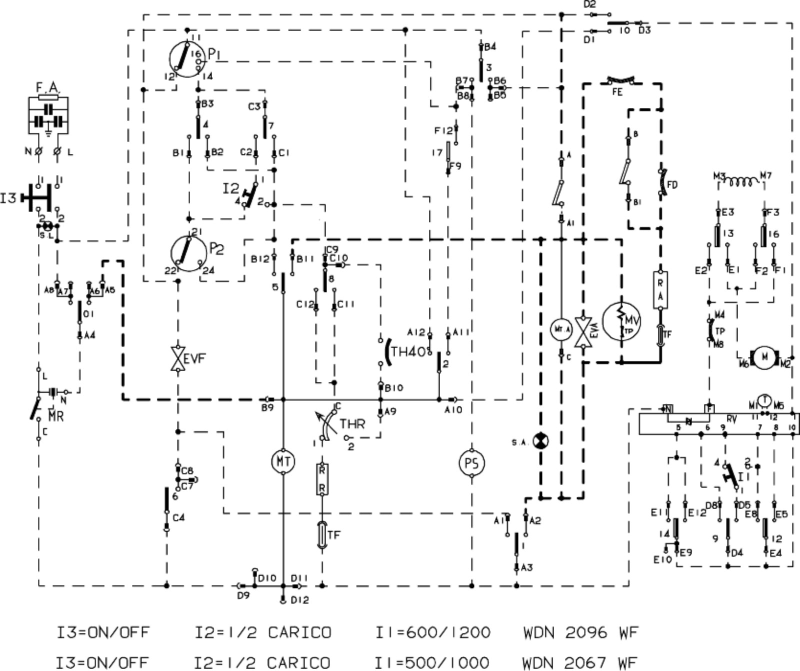 Indesit WDN2067WF Schematic