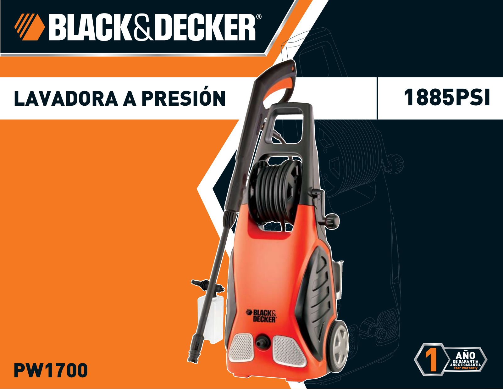 Black & decker PW1700 User Manual