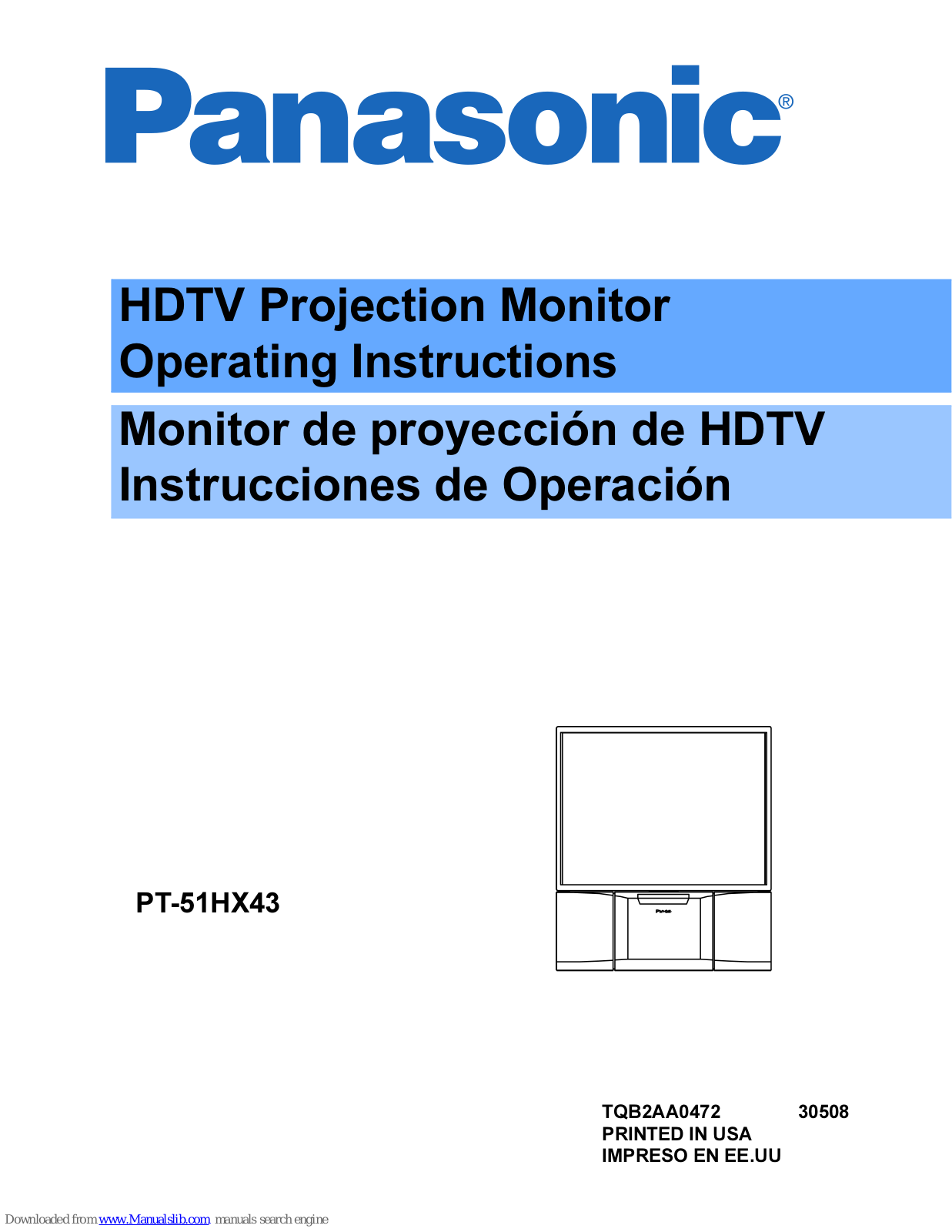 Panasonic PT51HX43G - 51