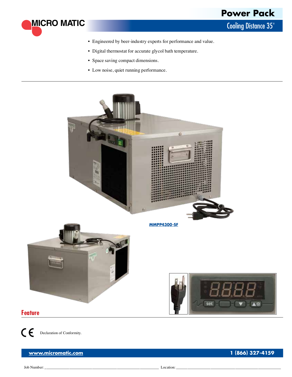 Micro Matic MMPP4300-SF User Manual