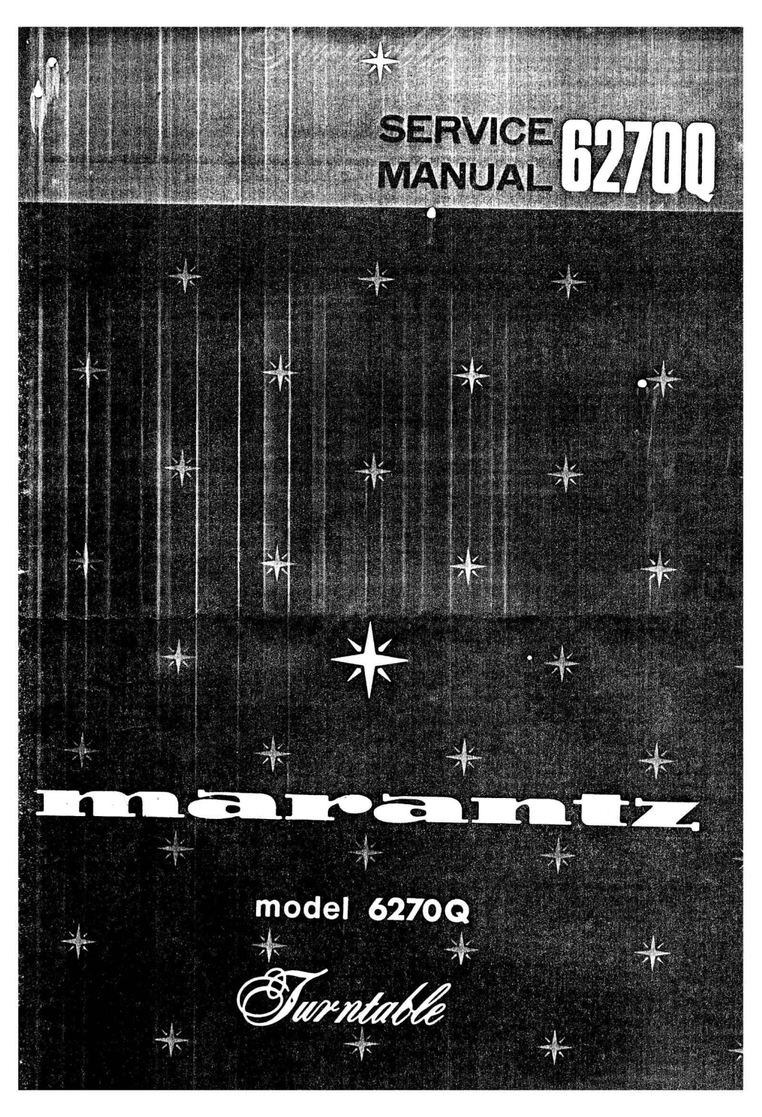 Marantz 6270-Q Service Manual