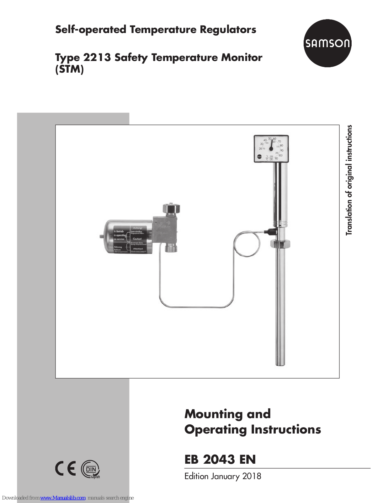 Samson 2213 Mounting And Operating Instructions