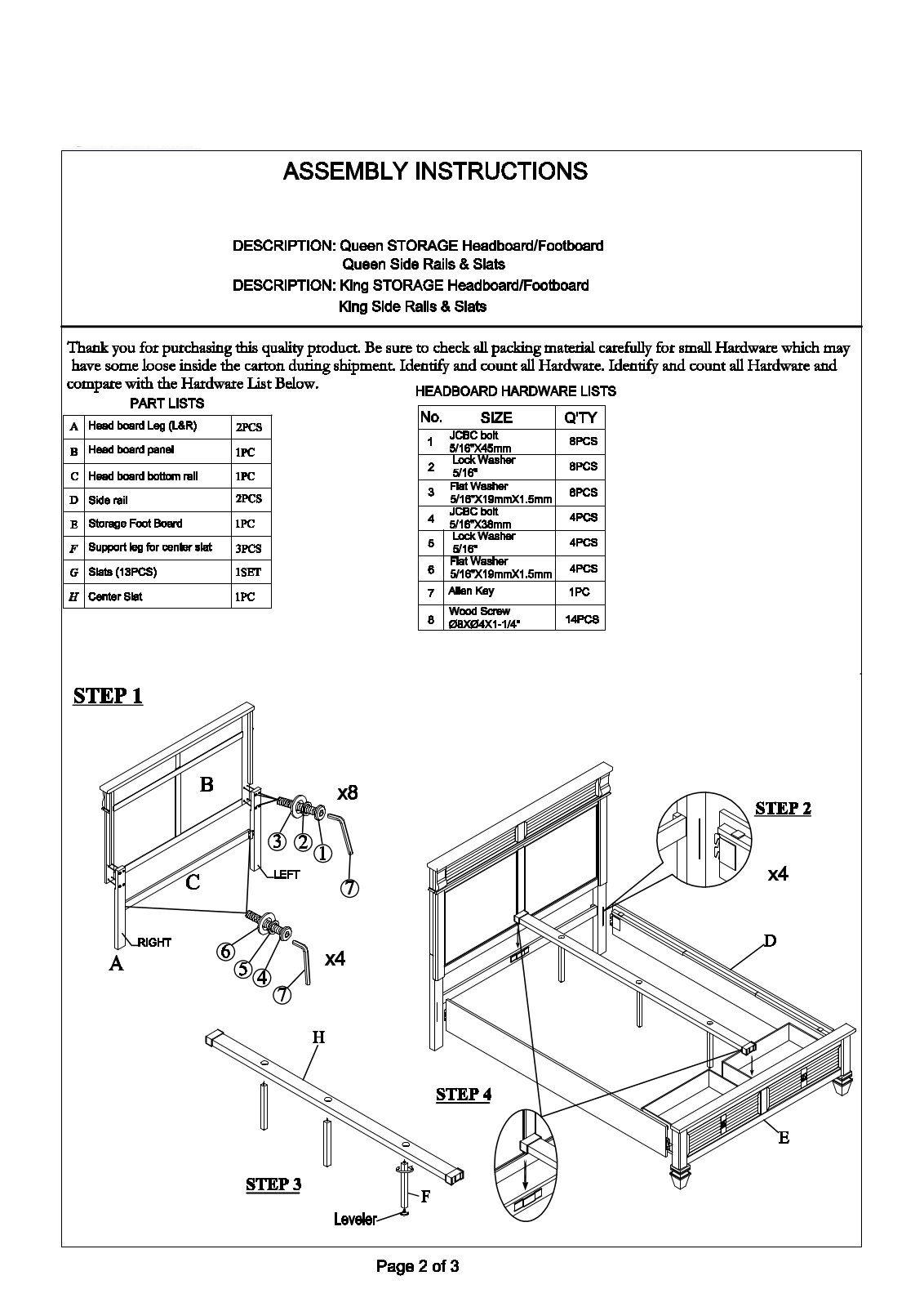 Greyleigh™ W004772521 Installation & Assembly - ManualMachine.com