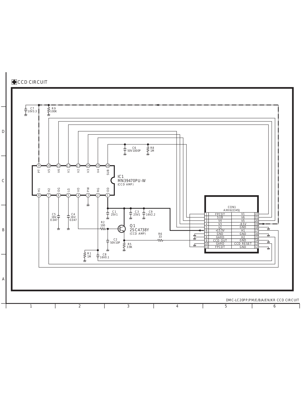 PANASONIC DMC-LC20PPALLSVC, DMC-LC20, DMC-LC20PP SCHEMATIC DIAGRAMS s ccd