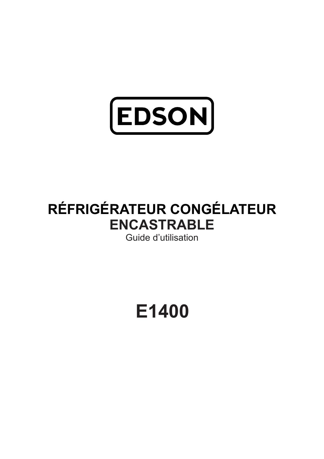 EDSON E1400A User Manual