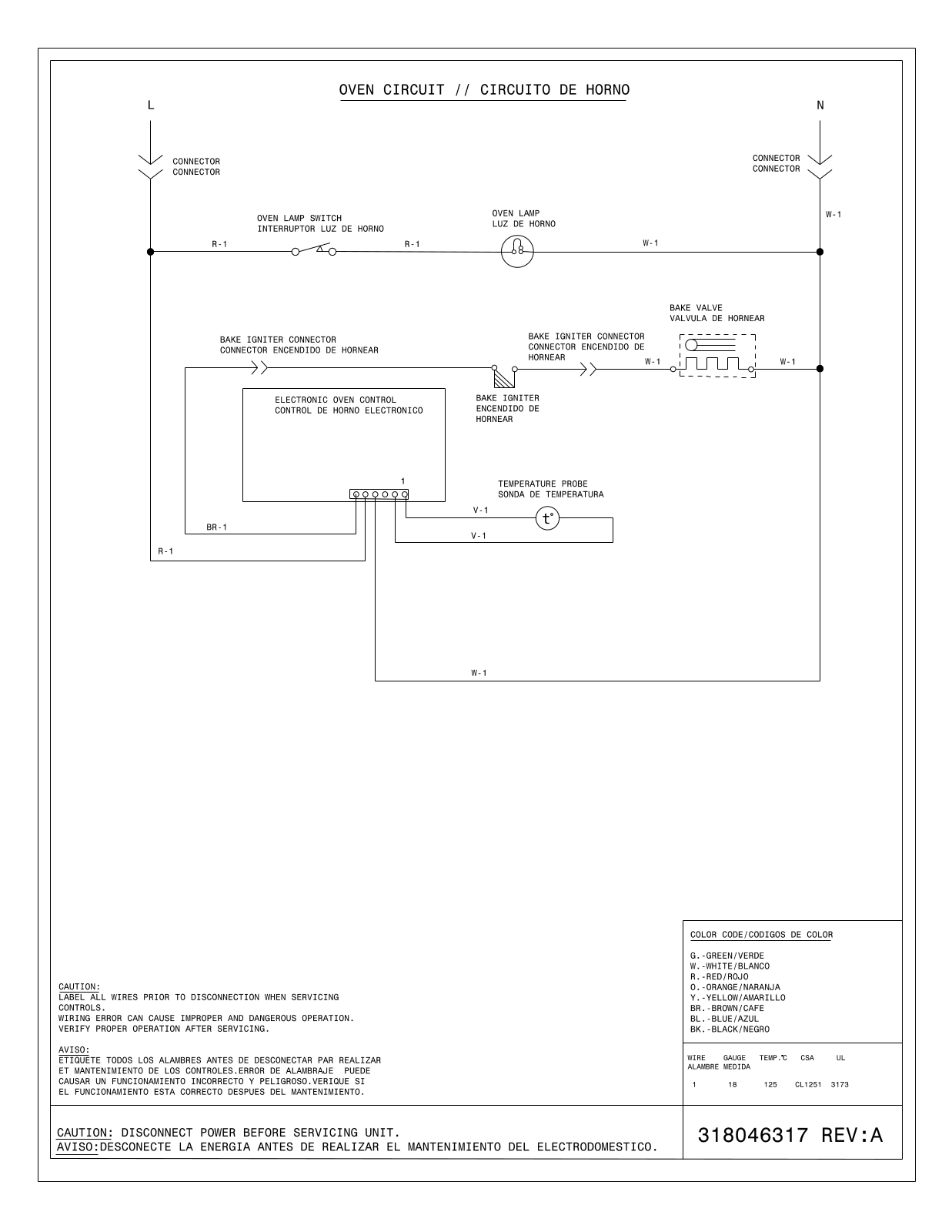 Frigidaire FGB24L2AB, FGB24T3EC, FGB24T3EB, FGB24L2AS, FGB24T3ES Wiring Diagram