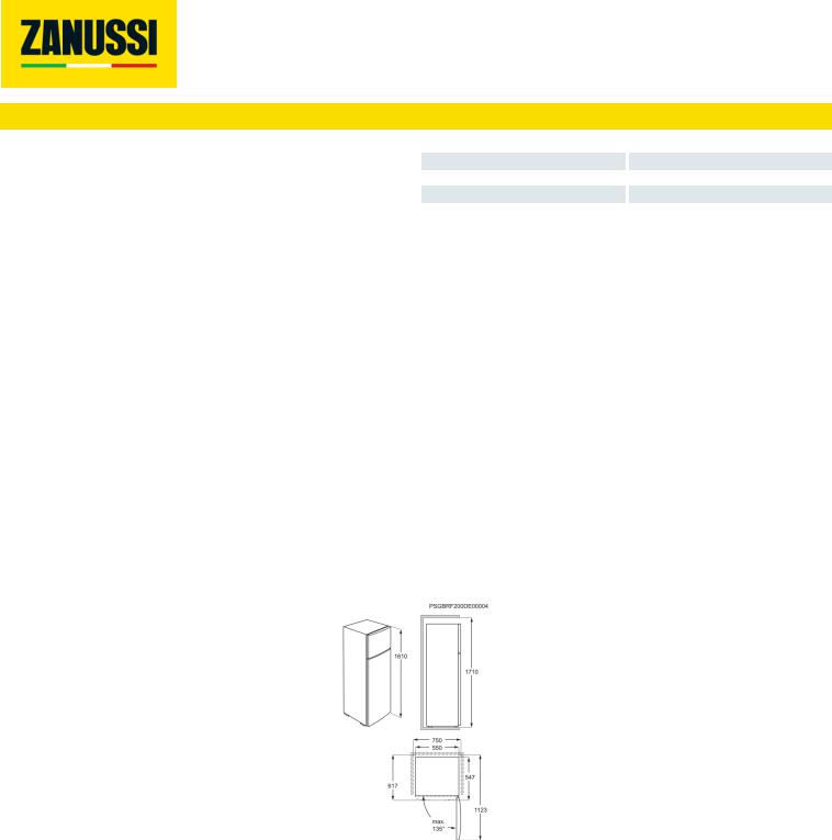 Zanussi ZTAN28FW0 User Manual