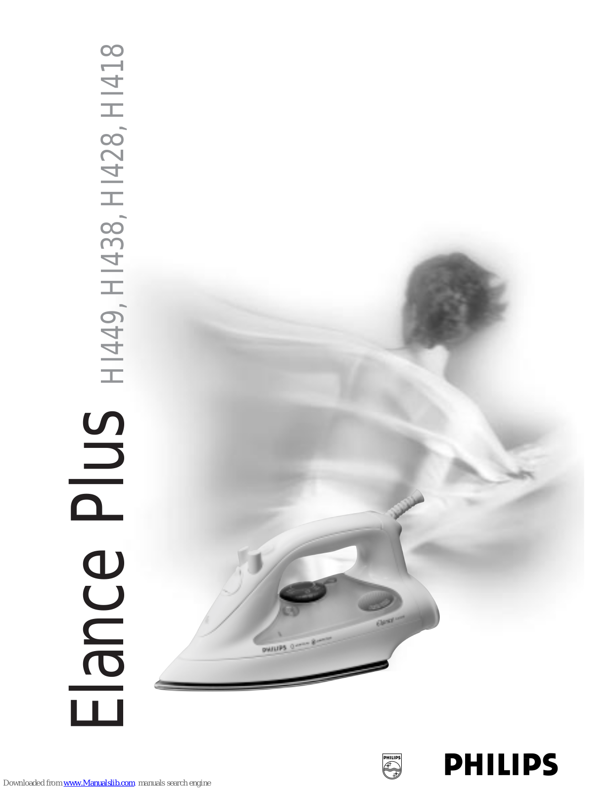 Philips HI418/20, HI418/00, HI438/20, Elance Plus HI449, Elance Plus HI438 User Manual