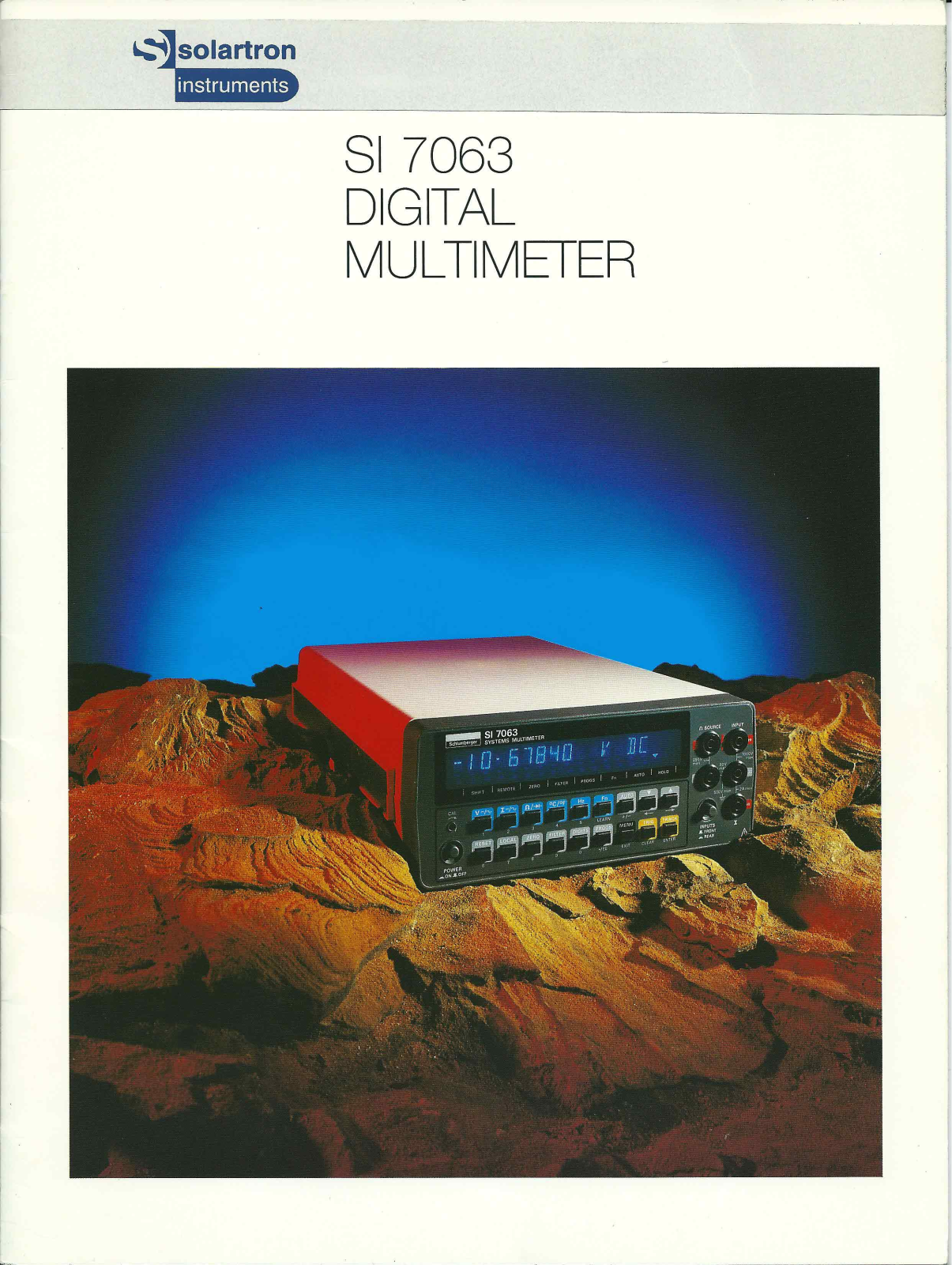 Schlumberger SI 7063 Datasheet