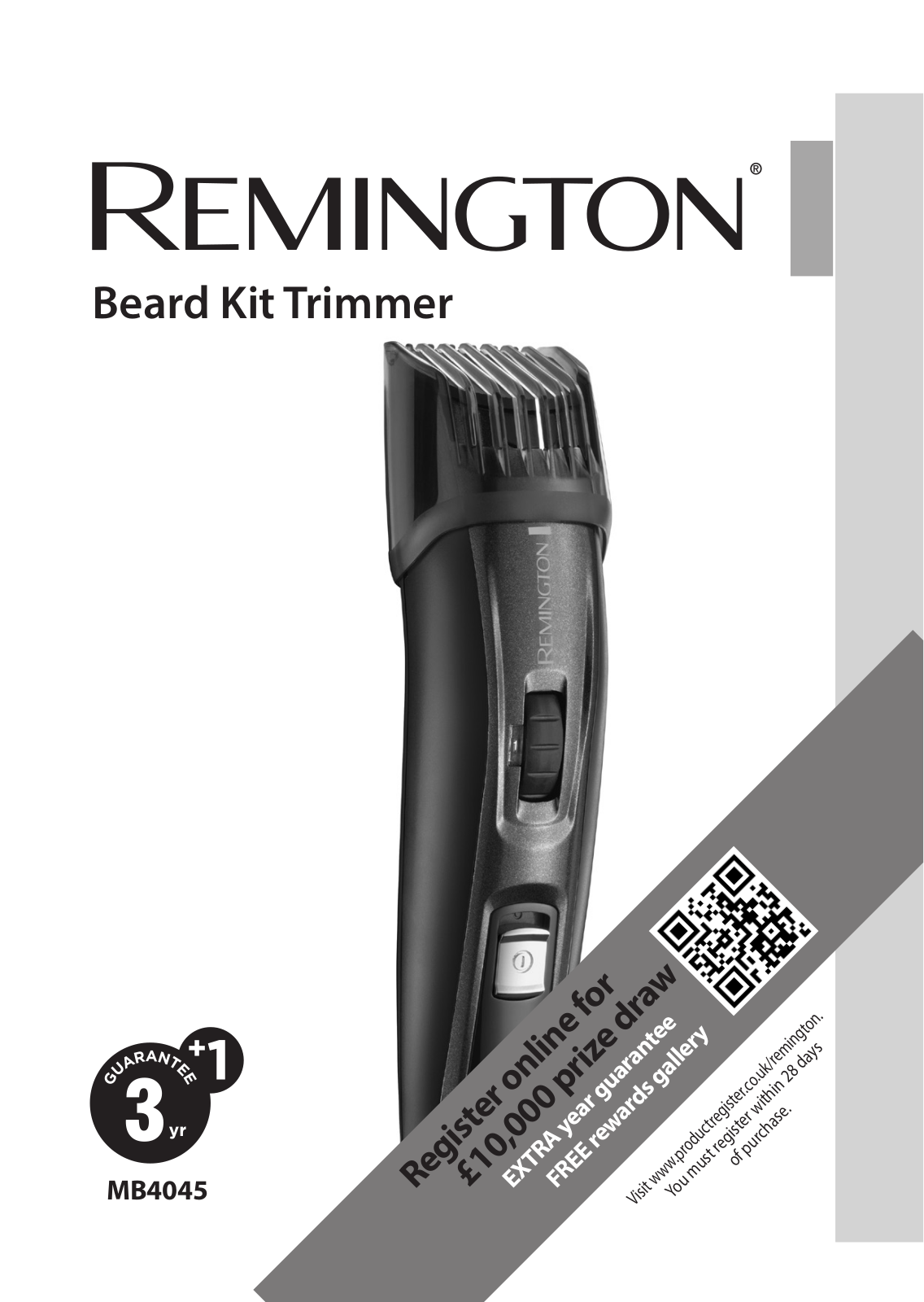 Remington MB4045 Instruction manual