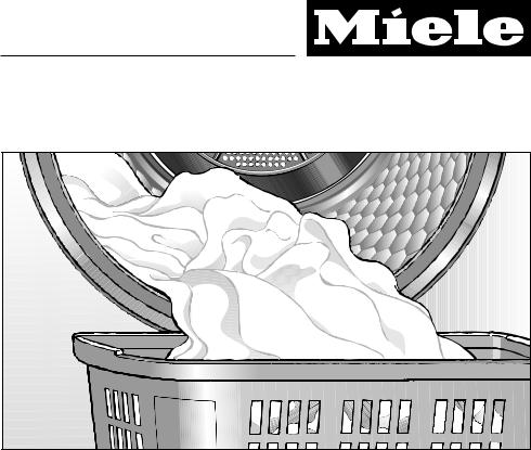 Miele T Special SC CH Instructions Manual