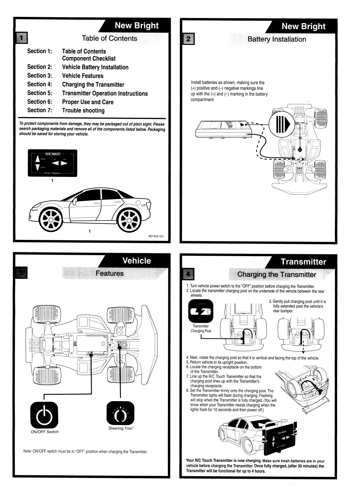 New Bright Co BT44 4, BT44 3 User Manual