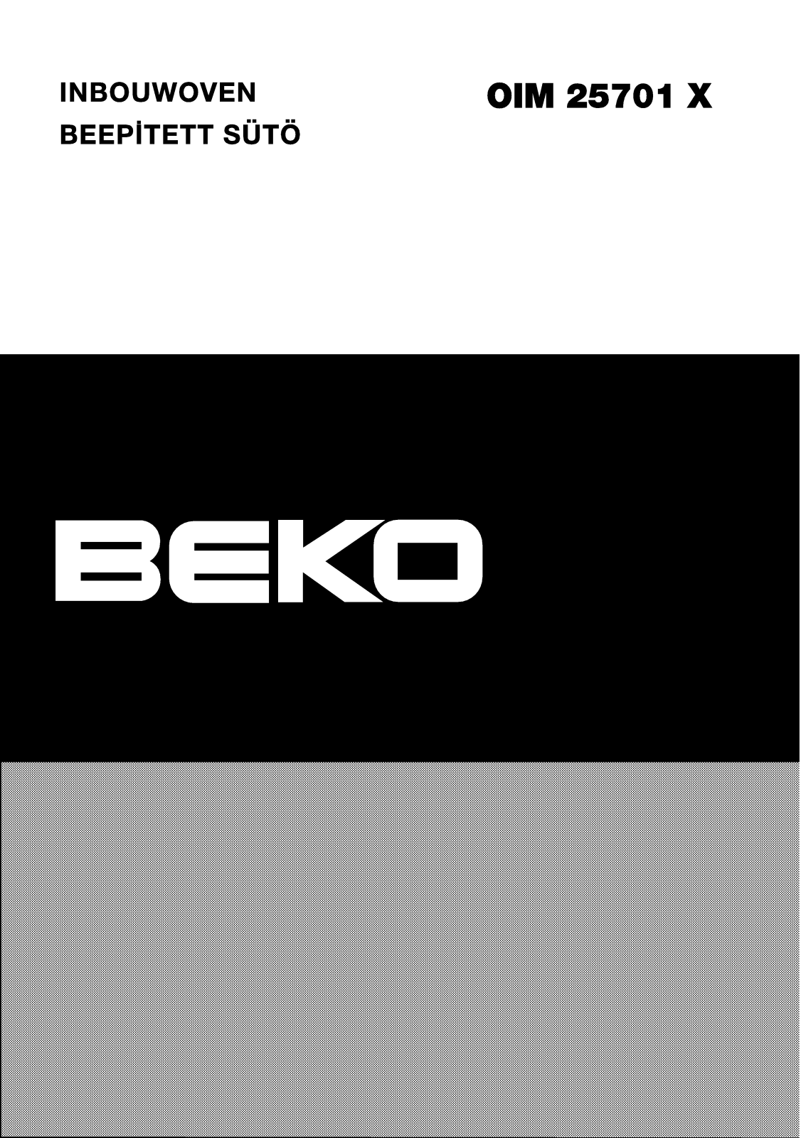 Beko EN User manual