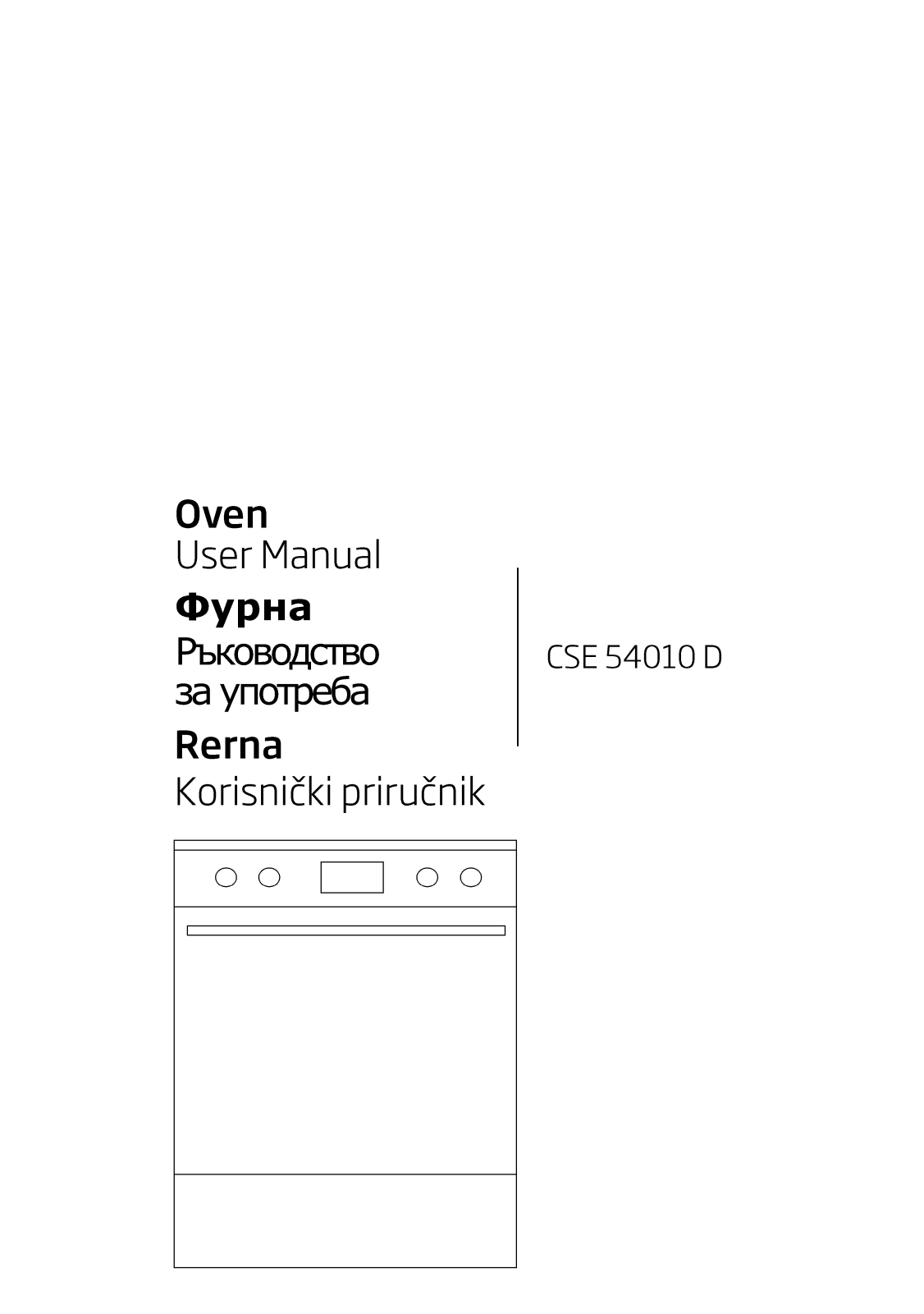 Beko CSE54010D User manual