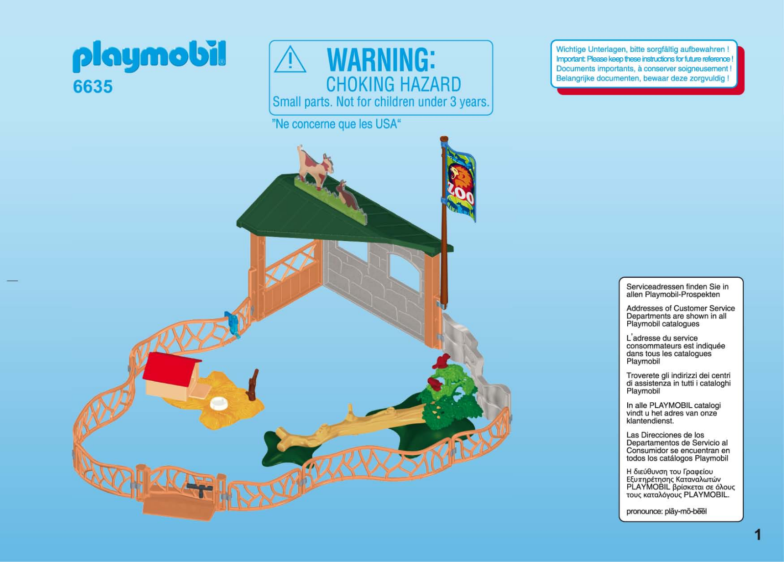 Playmobil 6635 Instructions