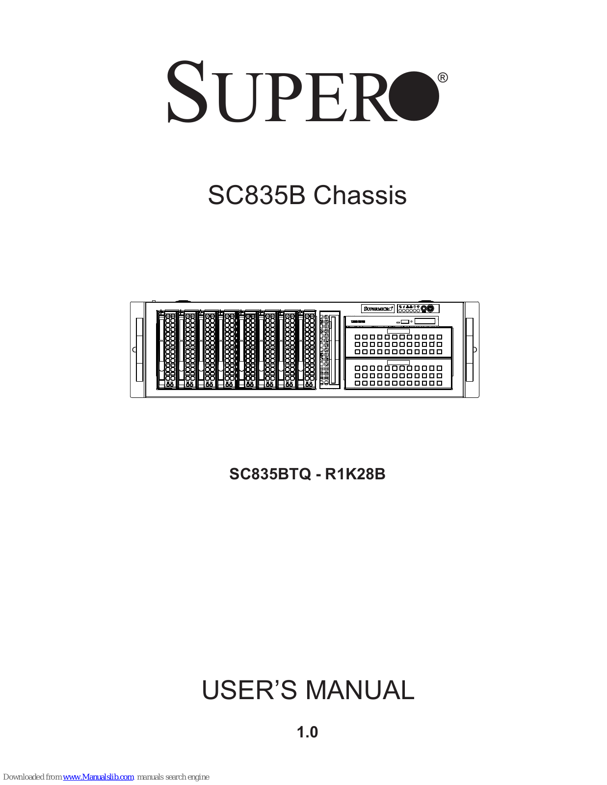 Supero SC835BTQ - R1K28B User Manual