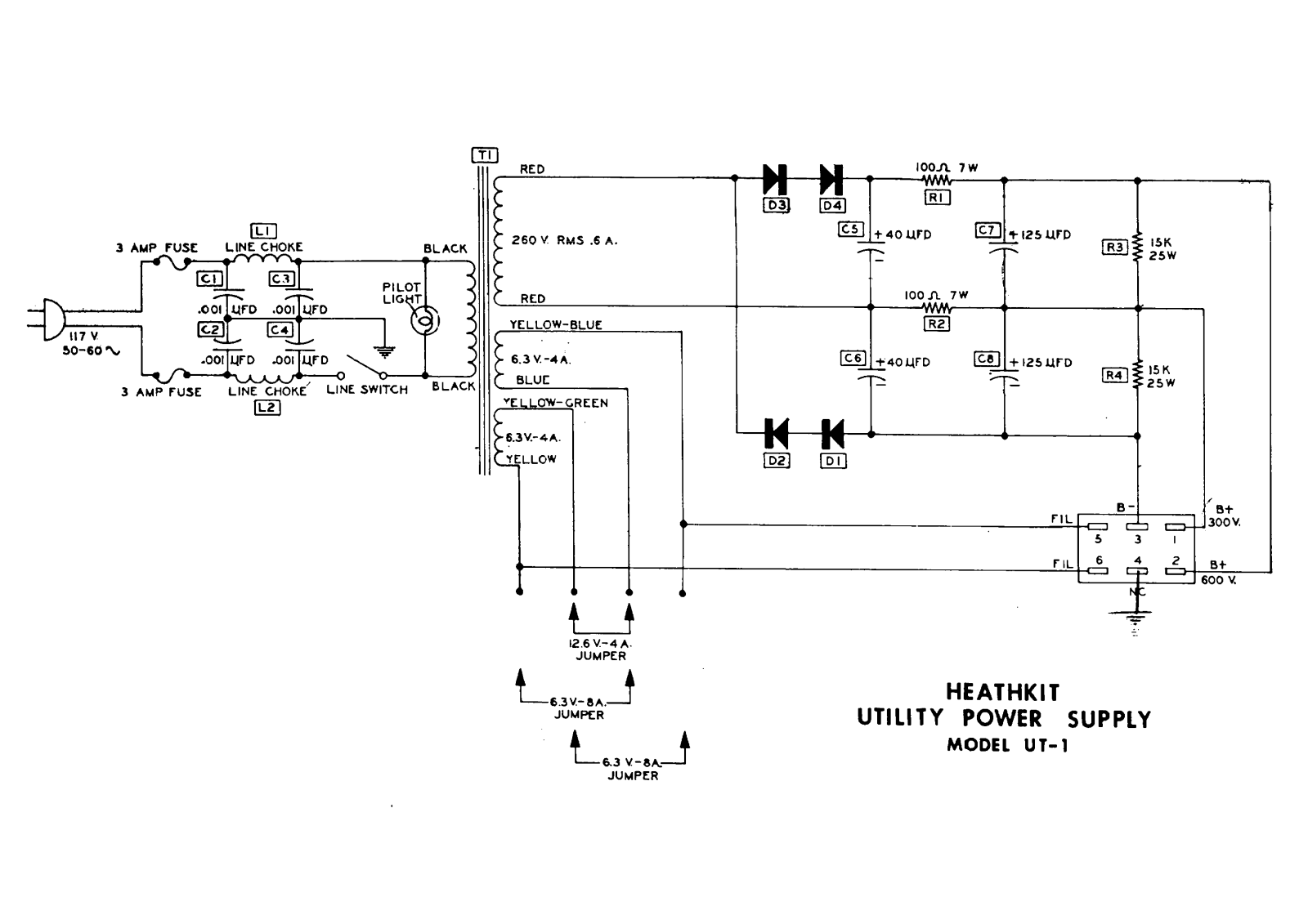 Heathkit ut 1 schematic