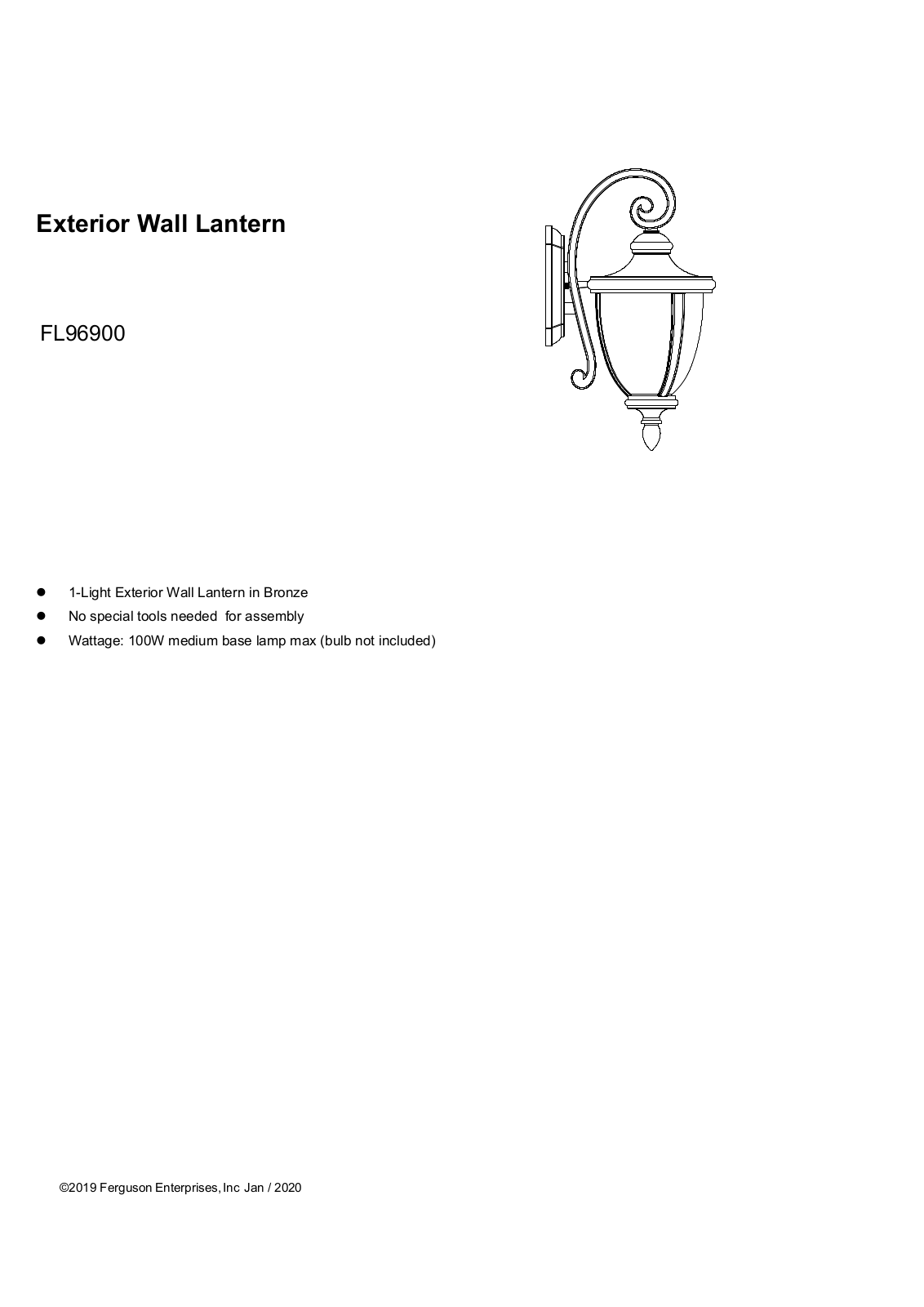 Ferguson FL96900 User Manual