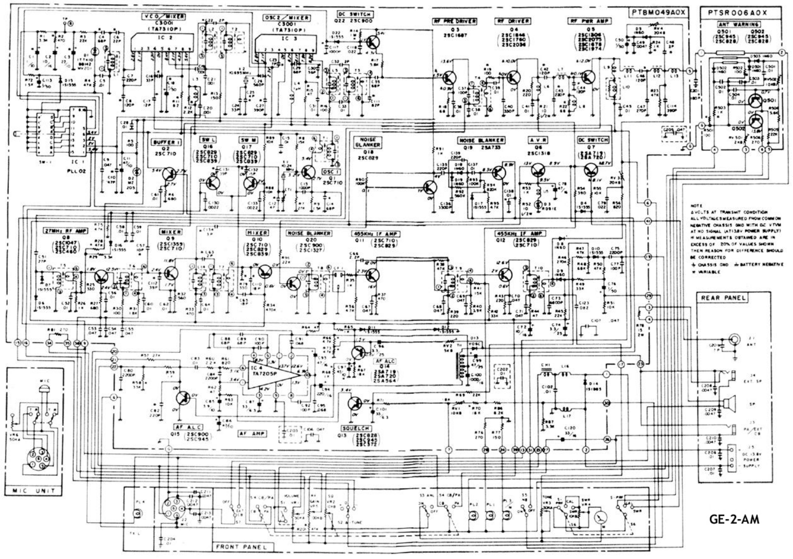 GE ge 2 am Schematic