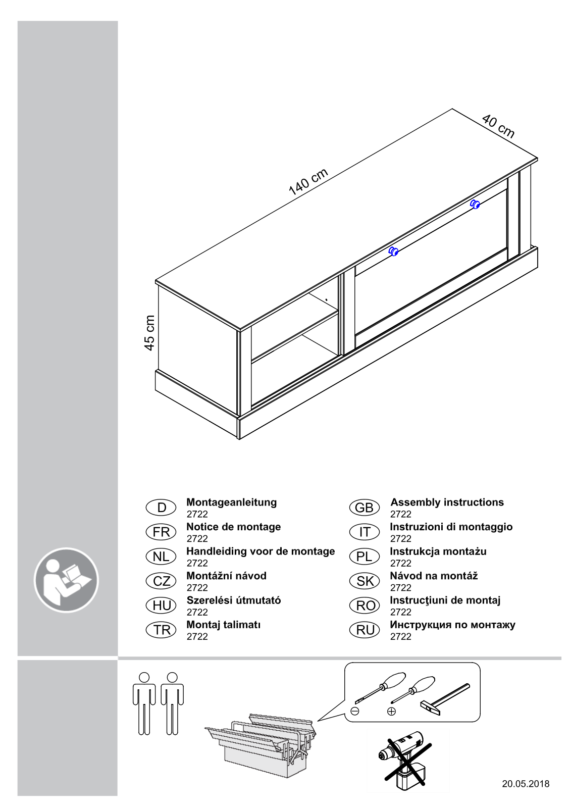 Home affaire Cindy Assembly instructions