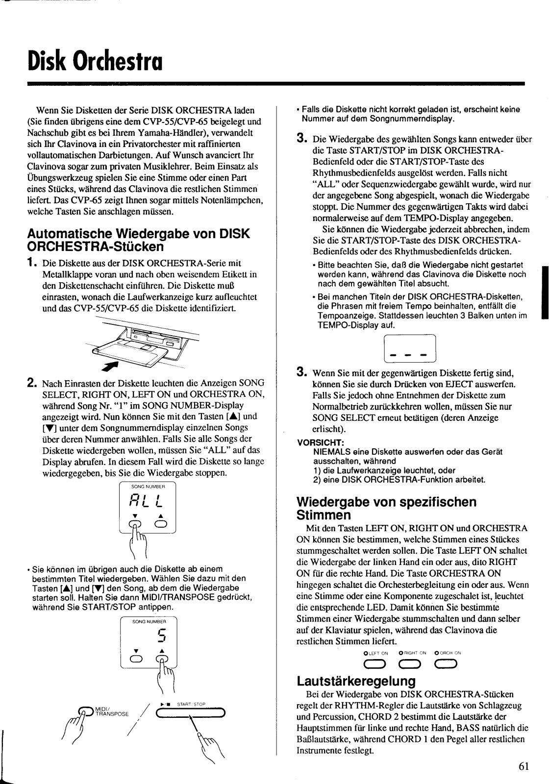 Yamaha CVP-65, CVP-55 User Manual