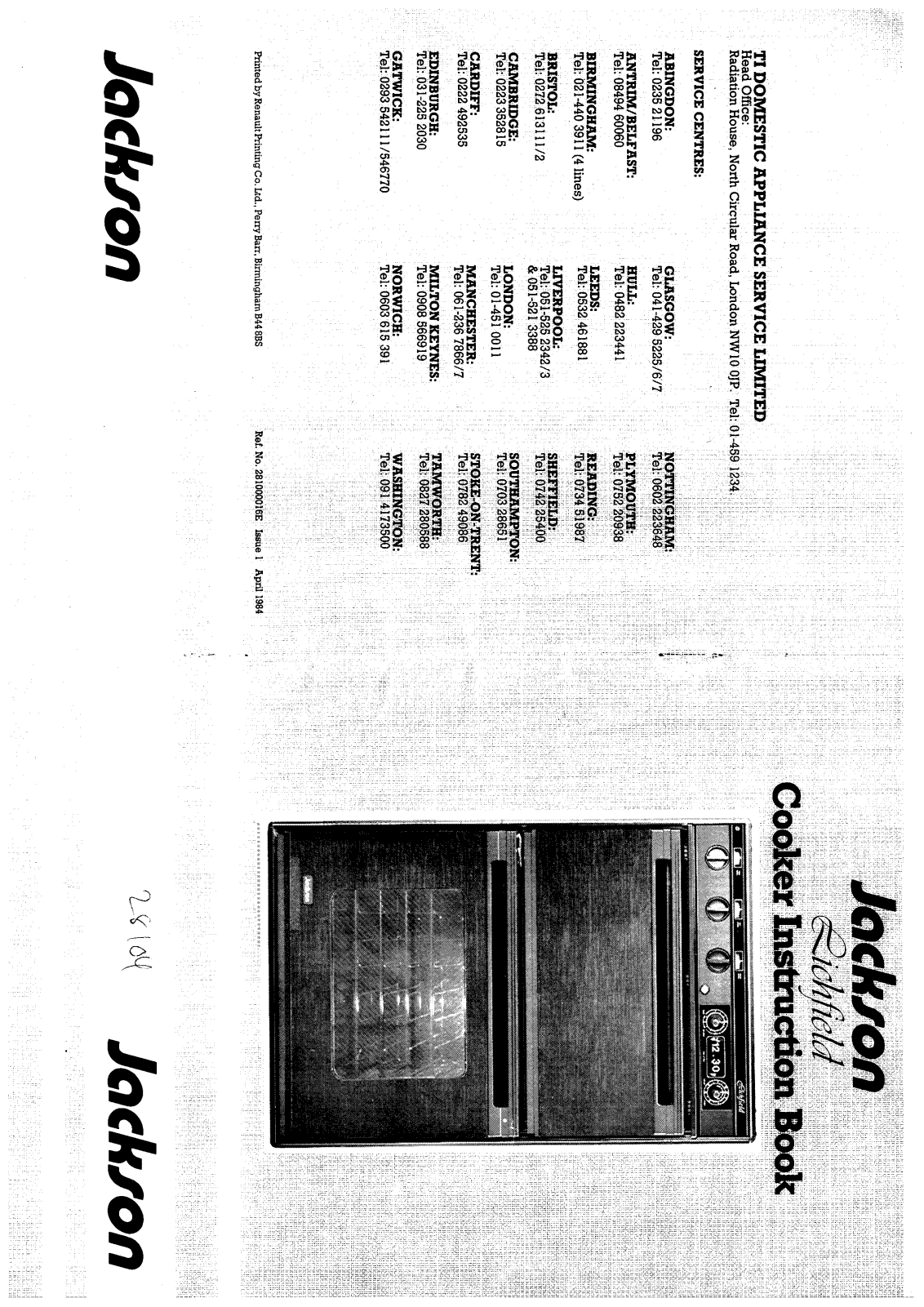 Jackson HB28104 User Manual