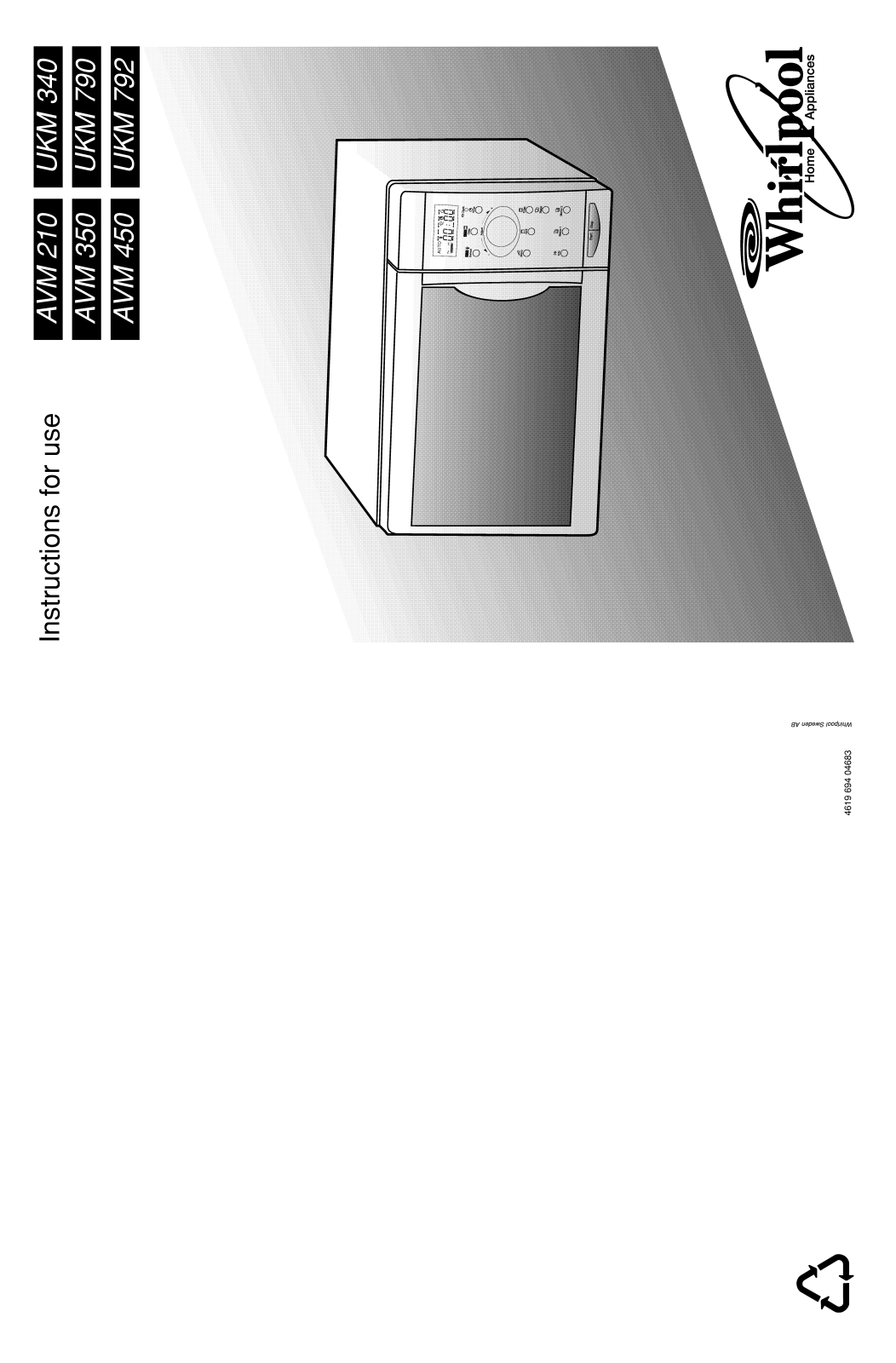 Whirlpool AVM 210 WP AV, AVM 210 WP BL, AVM 210 WP WH INSTRUCTION FOR USE