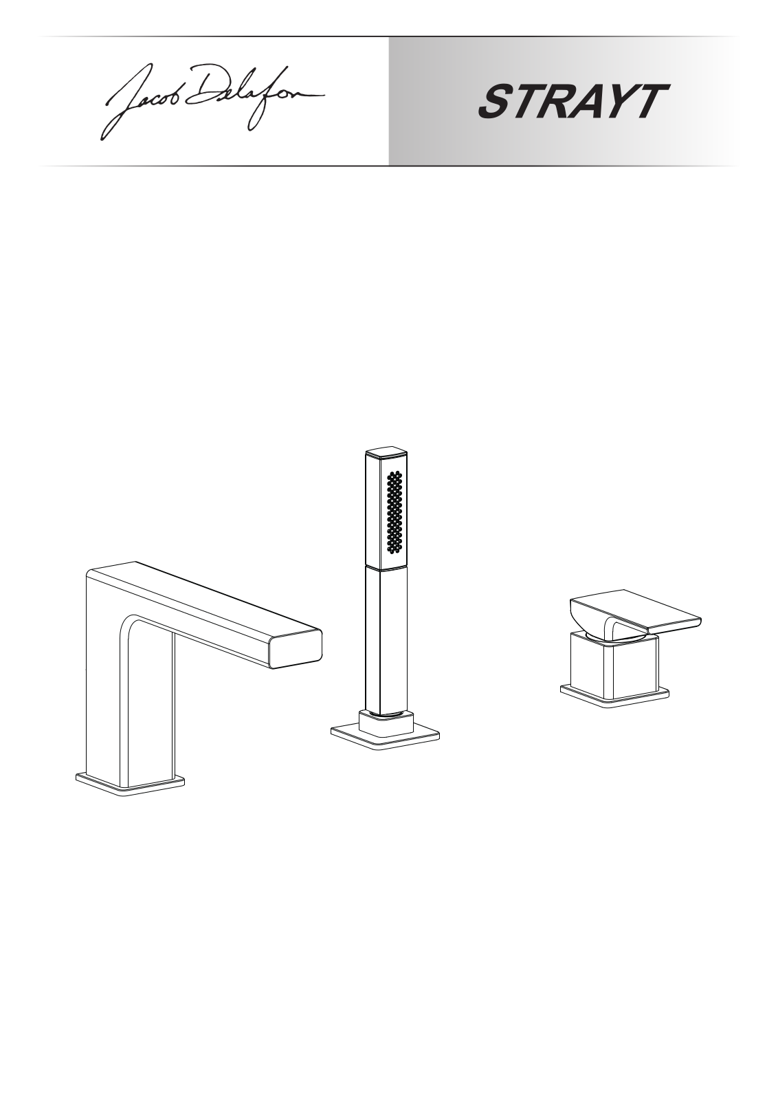 Jacob Delafon STRAYT E37337-CP User guide