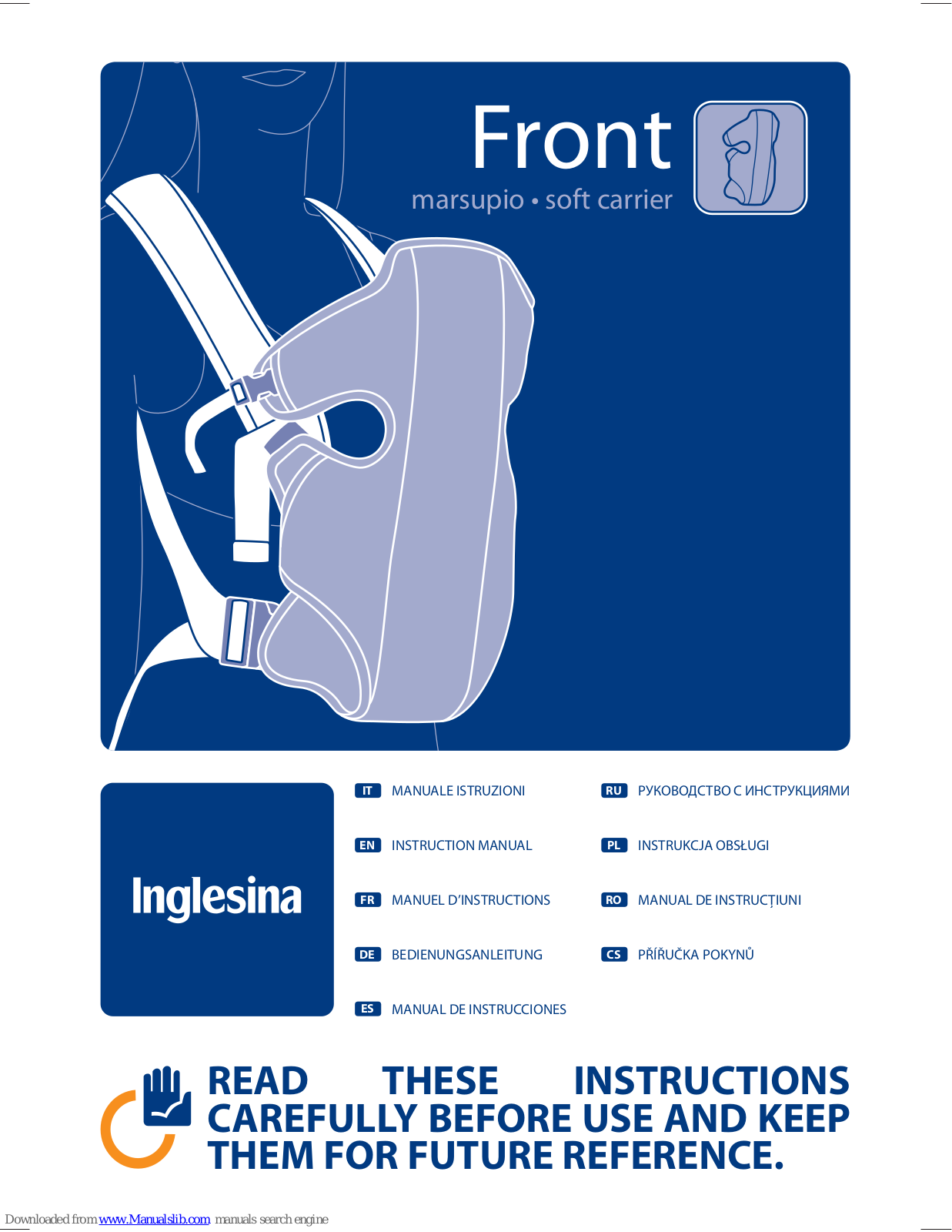 Inglesina Front Instruction Manual