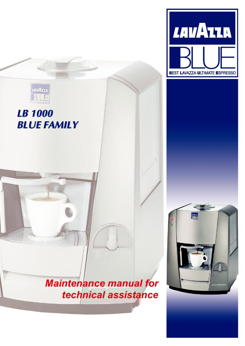 LAVAZZA Blue LB1000 User Manual