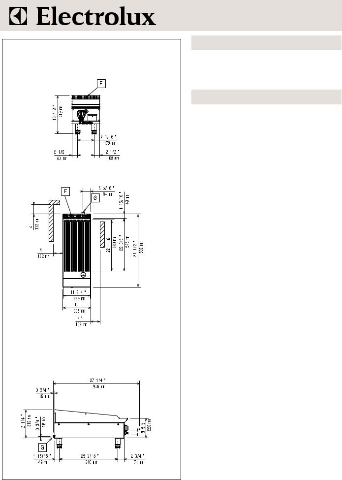 Electrolux ARG12FR(169016) General Manual