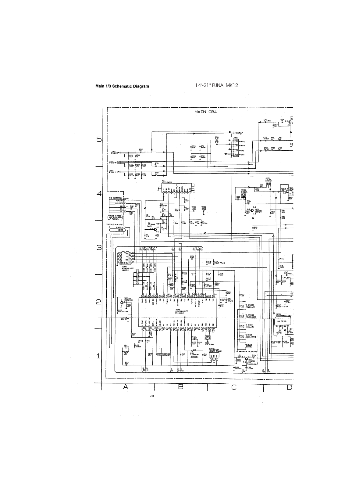 Funai TV 14-20-2100MK12 Schematic