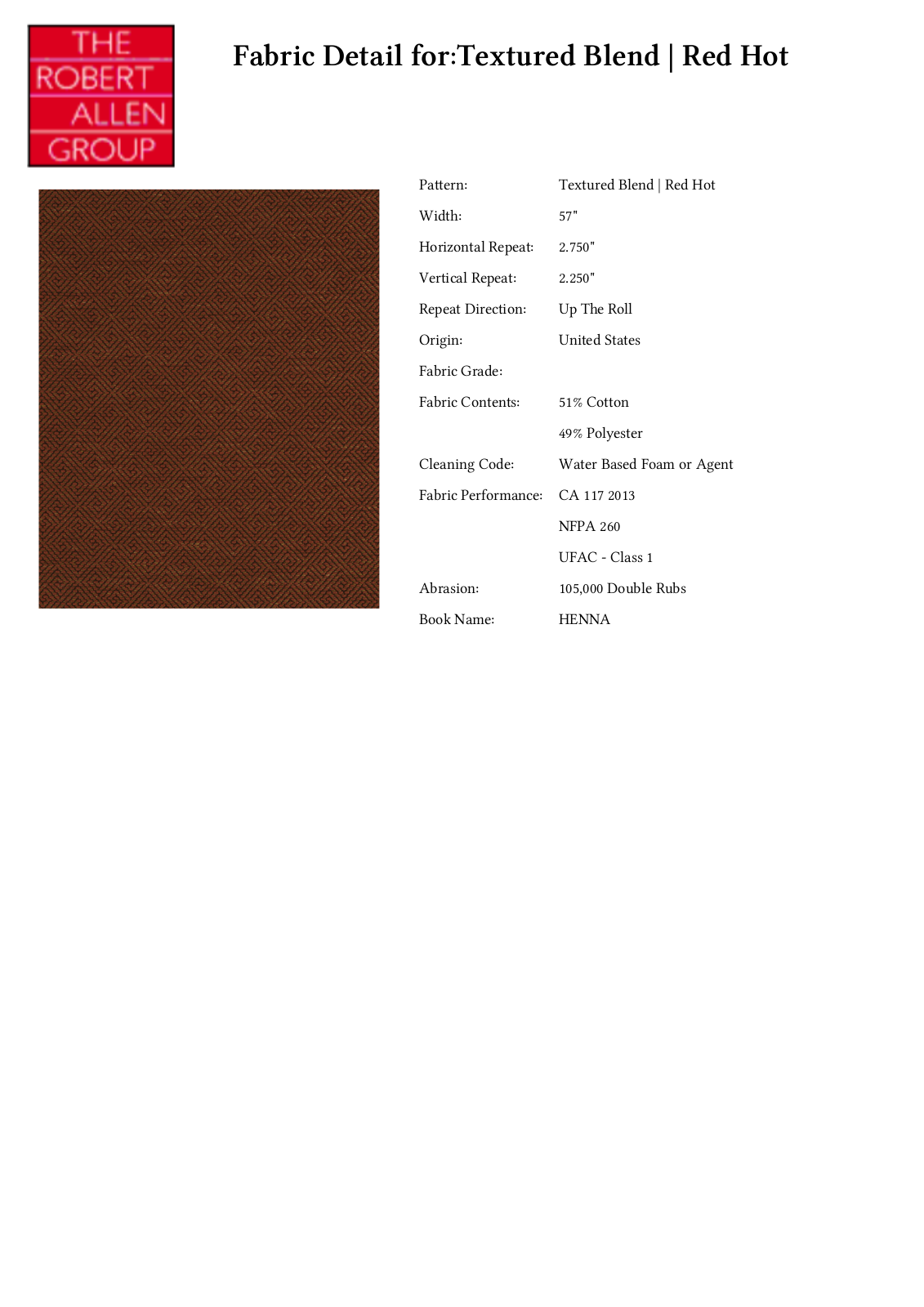Robert Allen RALF1215 Specifications - ManualMachine.com