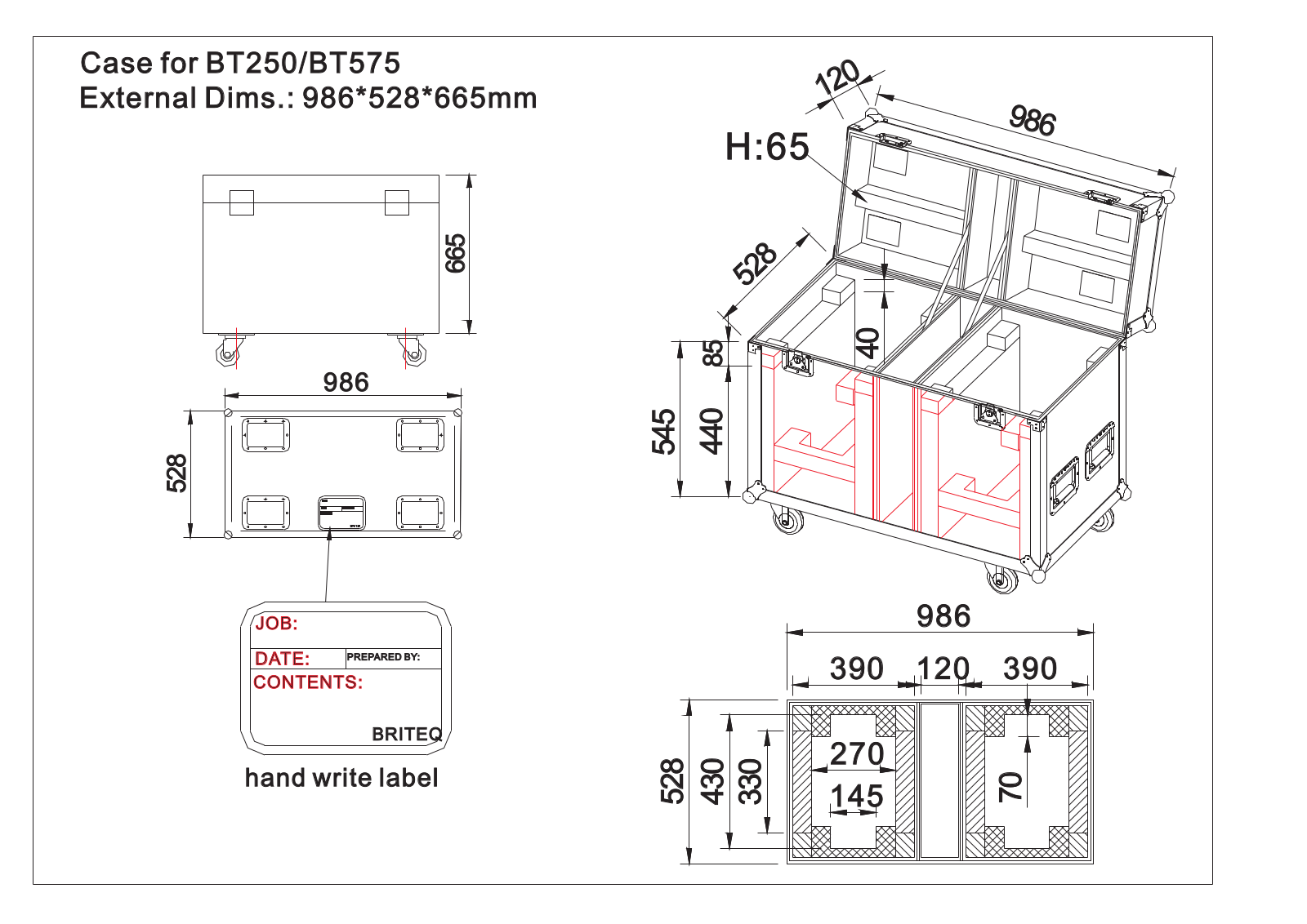 Jbsystems BT250, BT575 User Manual