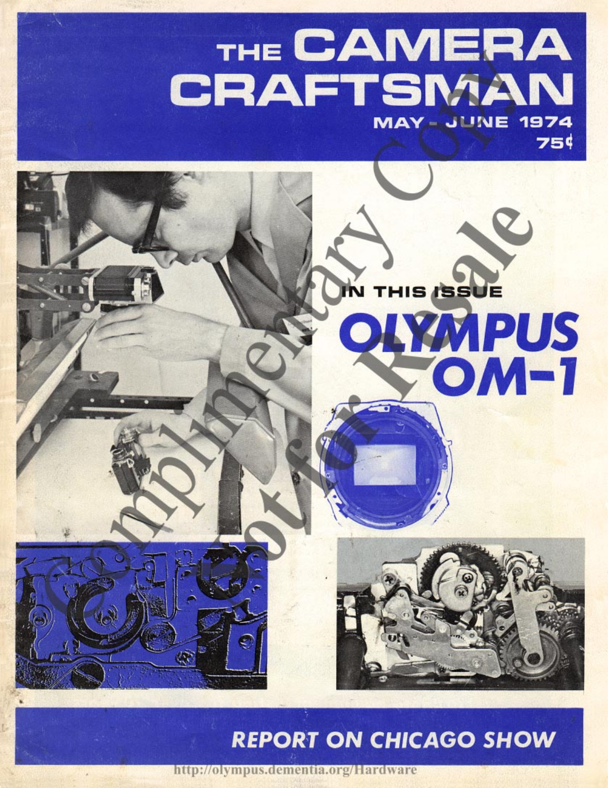 OLYMPUS CameraCraftsman Service Manual