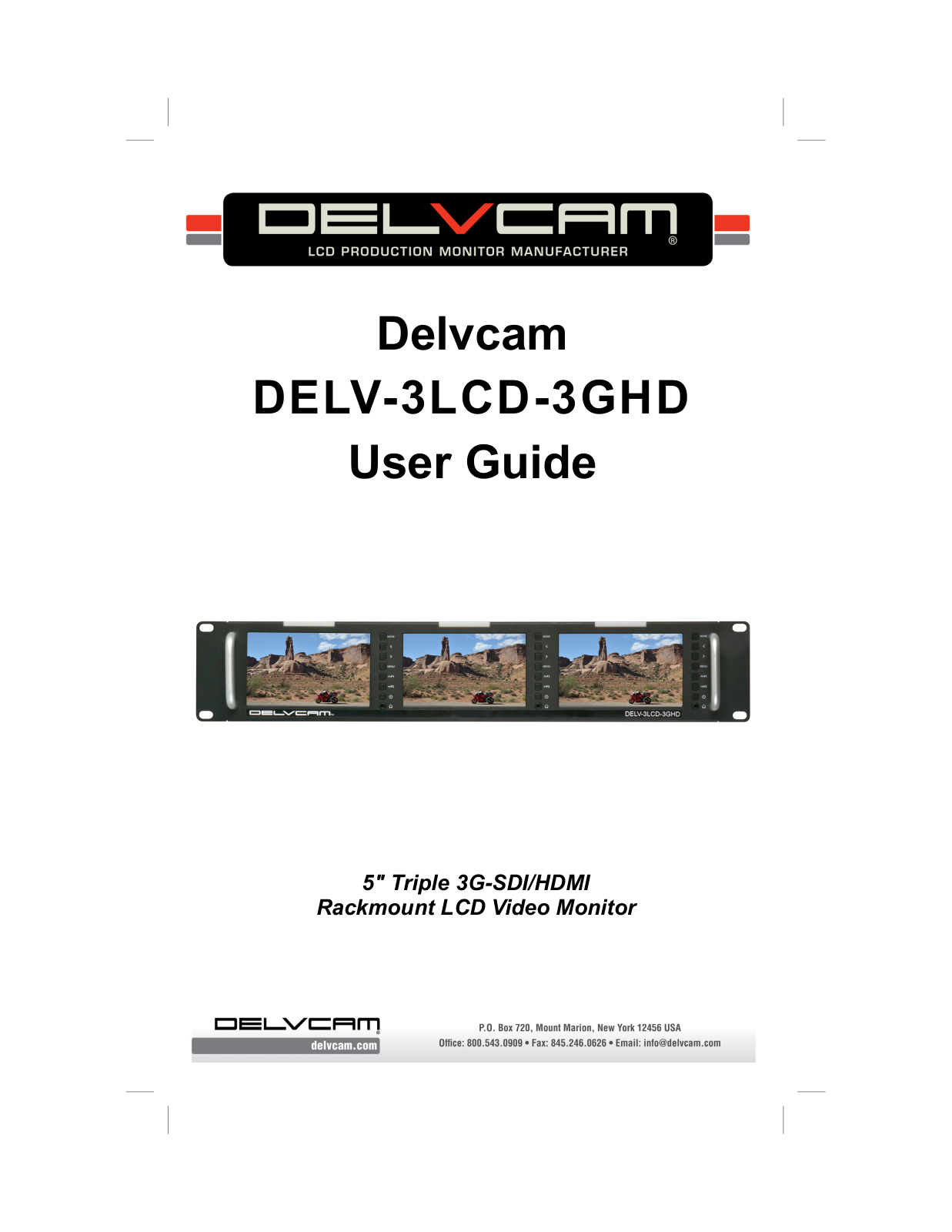 Delvcam DELV-3LCD-3GHD User Manual