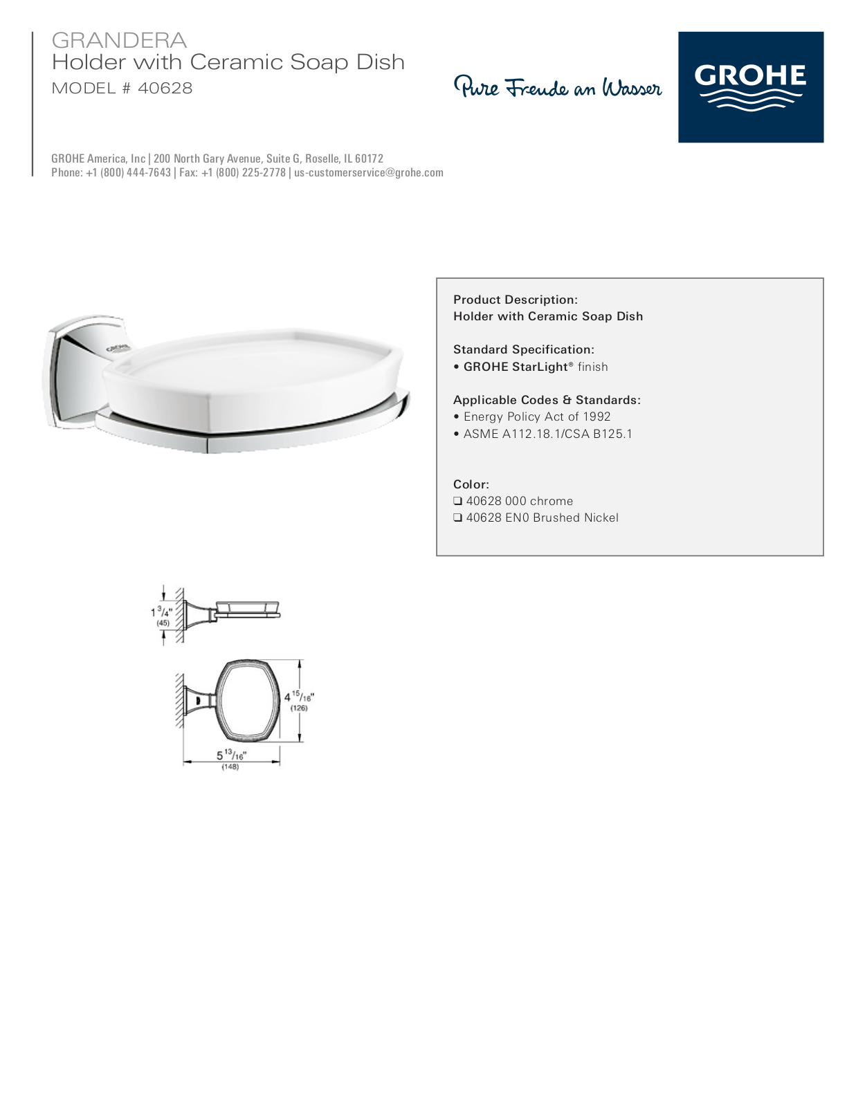 GROHE GRH5083 Specifications - ManualMachine.com