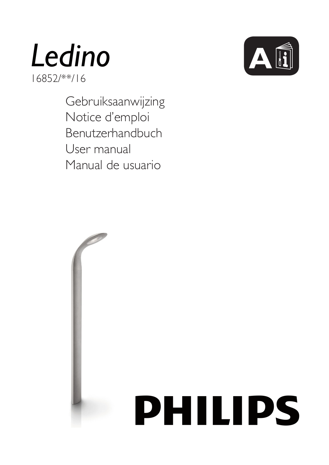Philips Ledino Lampada da terra User Manual