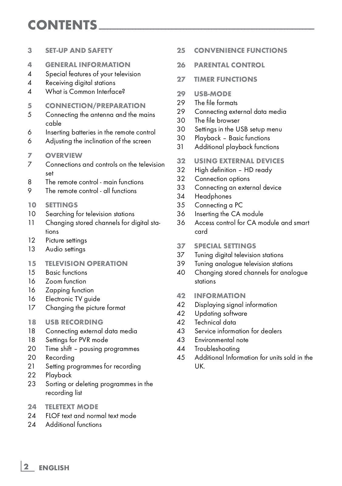 GRUNDIG 22 VLC 2001 User Manual