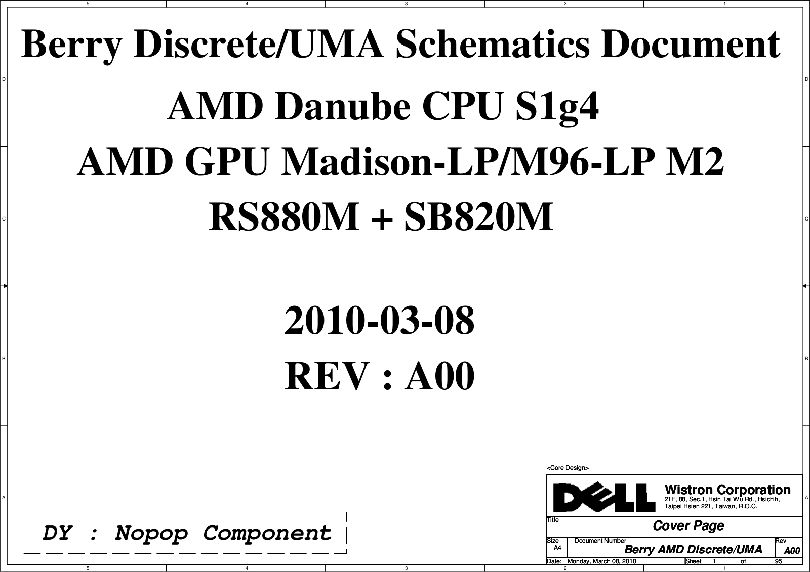 DELL RS880M, SB820M Schematics